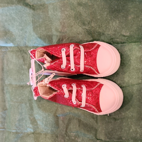 COPY - Capelli nrw york Red Glitter Hightops Sz 5 - Picture 7 of 8